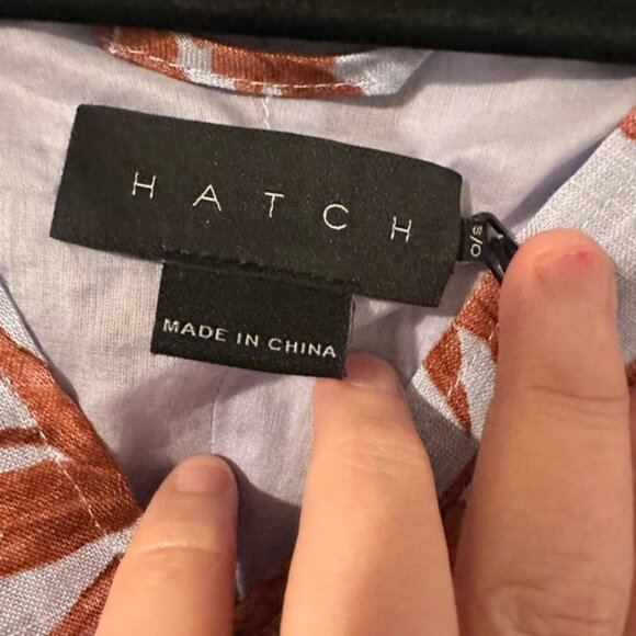 Hatch Linen Riviera Dress with Floral Print maternity - Picture 3 of 6